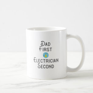 De eerste elektricien van de eerste elektricien koffiemok