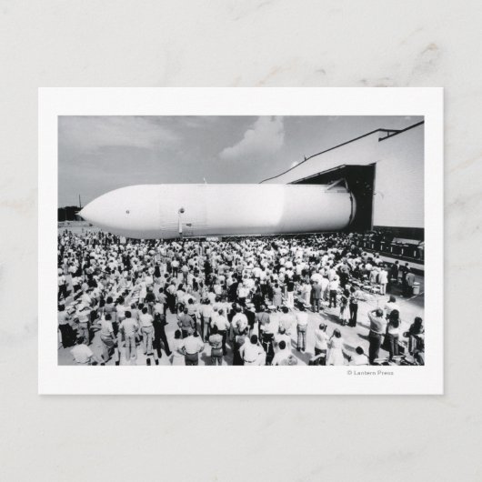 De eerste externe tank voor de ruimtevaart briefkaart (Voorkant)