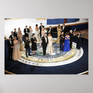 De eerste familie bij de vrijheidsbal poster