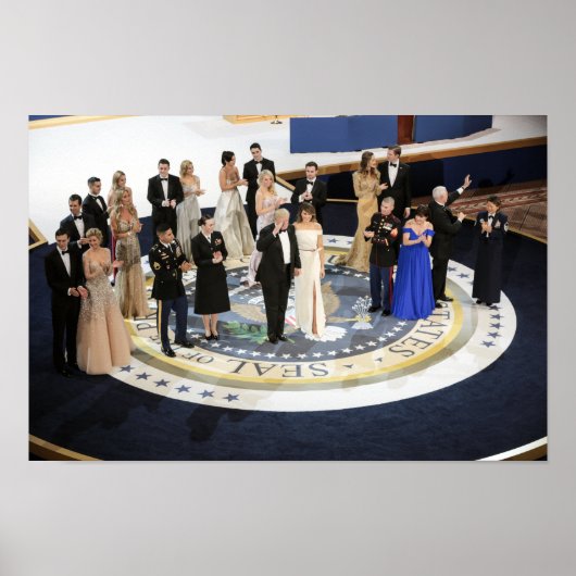 De eerste familie bij de vrijheidsbal poster (Voorkant)