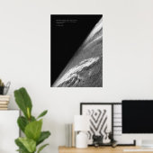 De eerste foto van de aarde uit de ruimte, 1946 poster (Thuiskantoor)