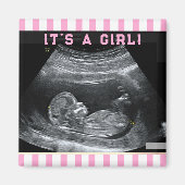 De eerste foto van de baby magneet (Voorkant)