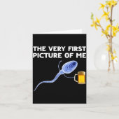 De Eerste Foto Van Mij Grappige Sperm met Bij Kaart (Gele Bloem)