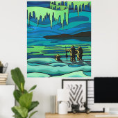 De eerste generatie fotoafdrukken van de liefdeskl poster (Thuiskantoor)