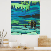 De eerste generatie fotoafdrukken van de liefdeskl poster (Keuken)