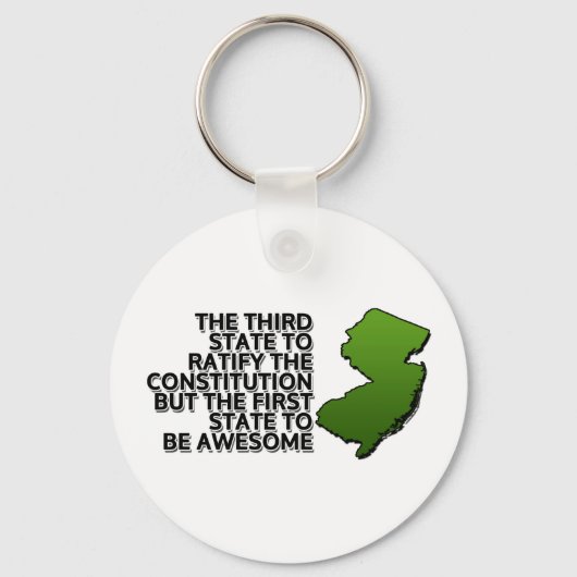 De eerste geweldige staat sleutelhanger (Voorkant)