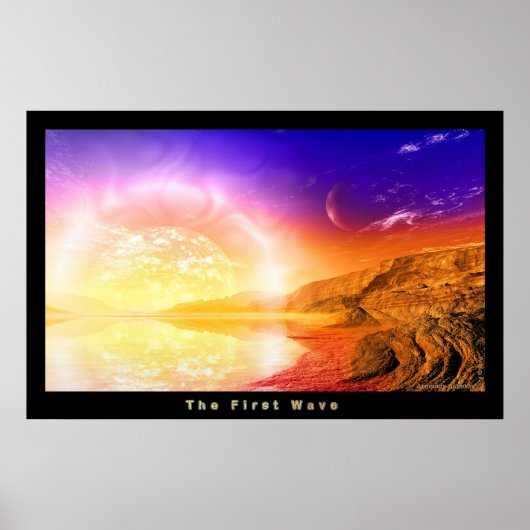 De eerste golf poster (Voorkant)
