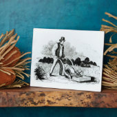 De eerste grasmaaier (graving) (foto) fotoplaat (Zijkant)