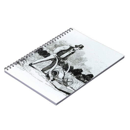 De eerste grasmaaier (graving) (foto) notitieboek (Linkerzijde)