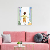 De Eerste Grond – Vroege Kindertijdontdekking Canvas Afdruk (Insitu (Woonkamer))