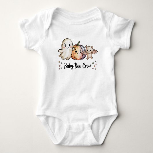 De eerste Halloween Baby Boo Crew van de Schattige Romper (Voorkant)