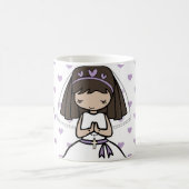 De eerste Heilige Communie noemt mok voor een meis (Center)