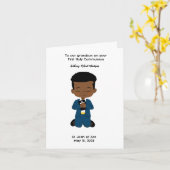 De eerste heilige communie van de Gepersonaliseerd Kaart (Gele Bloem)