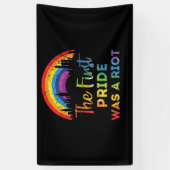 De eerste homepage was een oproerling-GBT Spandoek (Verticaal)