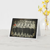 De eerste in de rij om een gelukkige verjaardag te kaart (Gele Bloem)