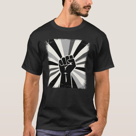 De eerste is eenheid en solidariteit t-shirt (Voorkant)