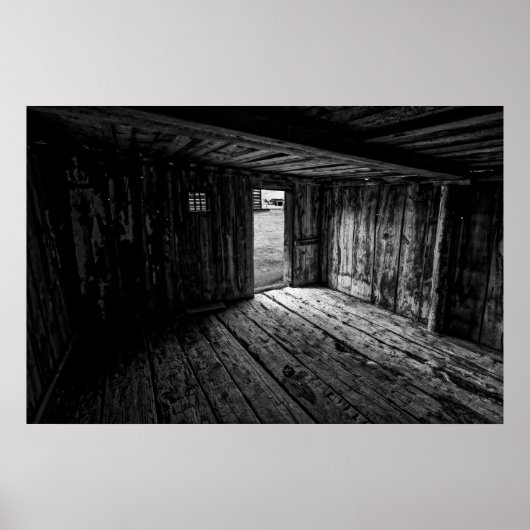 DE EERSTE JAIL OP HET GEBIED VAN MONTANA 1860 POSTER (Voorkant)