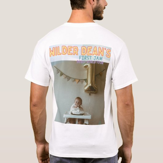 De eerste jam van Wilder T-shirt (Achterkant)