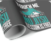 De eerste Jiu Jitsu Lesson is vrij Braziliaans BJJ Cadeaupapier (Rol Hoek)