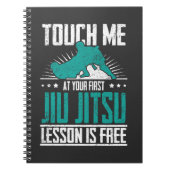 De eerste Jiu Jitsu Lesson is vrij Braziliaans BJJ Notitieboek (Voorkant)