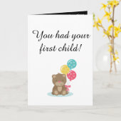 De eerste kaart van het Kind voor childfree (Gele Bloem)