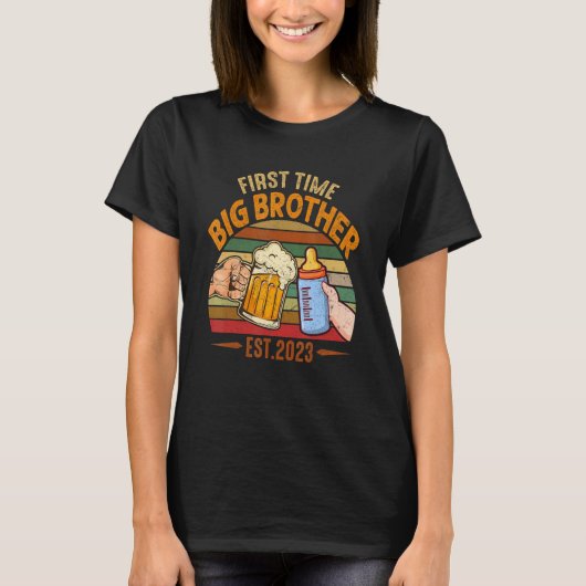 De eerste keer dat Big Brother Est 2023 Zwangersch T-shirt (Voorkant)