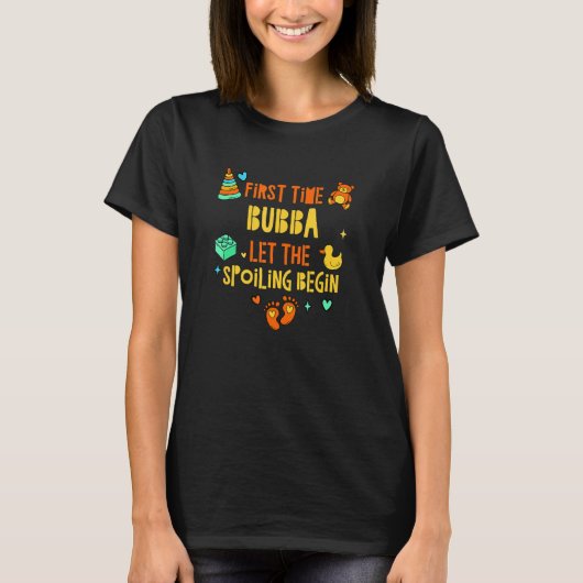 De eerste keer dat Bubba de spoeling met Funny Bro T-shirt (Voorkant)