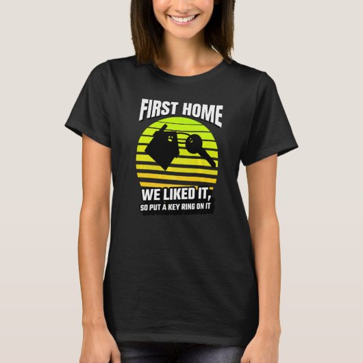De eerste keer dat de thuiskoper het liefste deed, t-shirt (Voorkant)