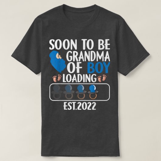 De eerste keer dat grootmoeder van jongen binnenko t-shirt (Design voorkant)