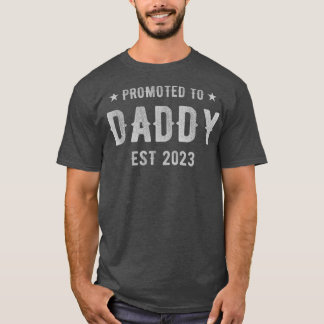 De eerste keer dat hij een nieuwe vader krijgt. t-shirt
