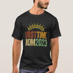 De eerste keer dat mama 2023 moeder wordt die zwan t-shirt