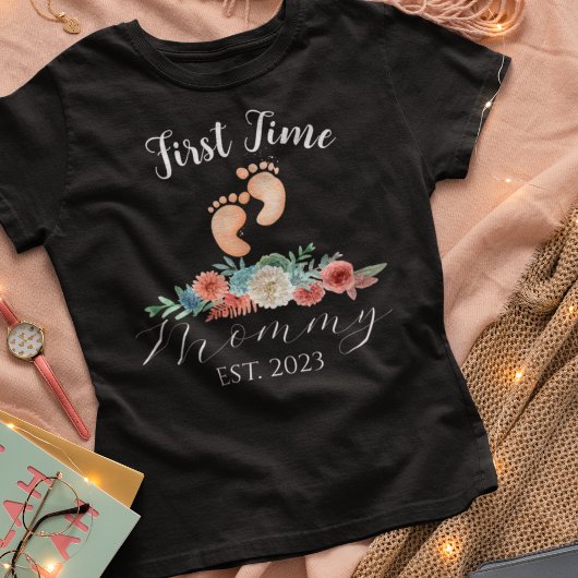 De eerste keer dat mama Baby shower wordt T-shirt