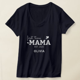 De eerste keer dat mama een moederdag cadeau verwa t-shirt