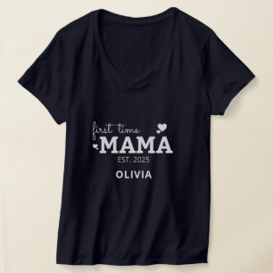 De eerste keer dat mama een moederdag cadeau verwa t-shirt