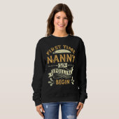 De eerste keer dat Nanny de spoeling laat beginnen Trui (Voorkant volledig)