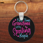 De eerste keer dat oma grootmoeder de spoeling laa sleutelhanger (Voorkant)