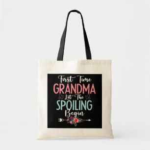 De eerste keer dat oma het spil laat beginnen tote bag