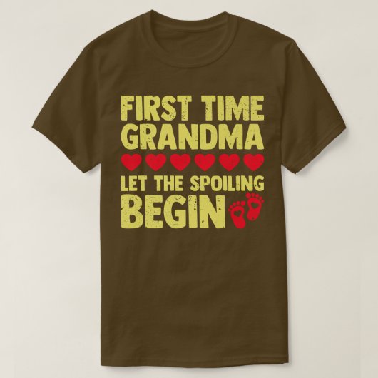 de eerste keer dat oma laat zien dat de spoeling n t-shirt (Design voorkant)