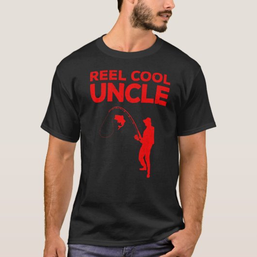 De eerste keer dat oom voor mannen Vist T-shirt (Voorkant)