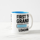 De eerste keer dat opa laadt tweekleurige koffiemok (Voorkant rechts)