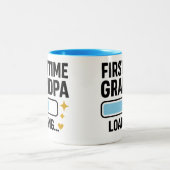 De eerste keer dat opa laadt tweekleurige koffiemok (Center)