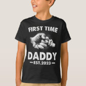 De eerste keer dat papa in 2023 Shirt vader is (Voorkant)