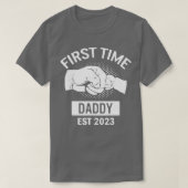 De eerste keer dat papa in 2023 Shirt vader werd. (Design voorkant)