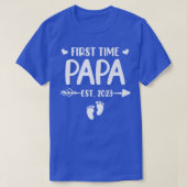 De eerste keer dat Papa Oost 2023 binnenkort papa- T-shirt (Design voorkant)