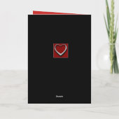 De eerste keer dat we verliefd werden kaart (Achterkant)