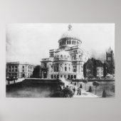 De eerste kerk van Christus, wetenschapper in Bost Poster (Voorkant)