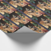 De eerste kerst cadeaupapier (Hoek)