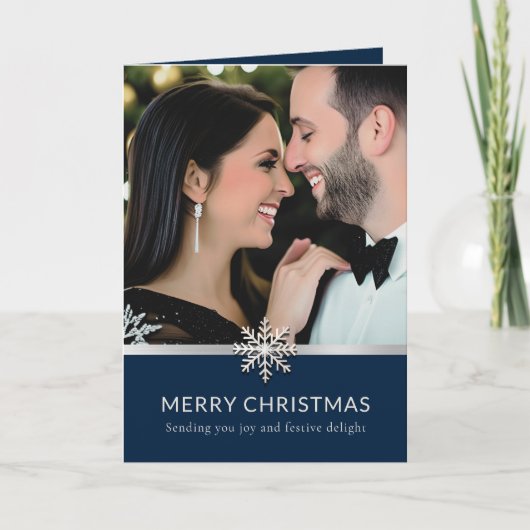 De eerste kerst gevouwen Kaart van het paar (Voorkant)