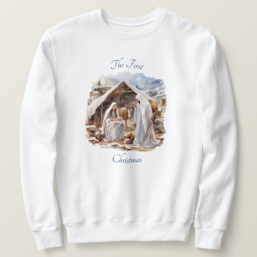 De eerste kerst serie sweatshirt 6 (Design voorkant)