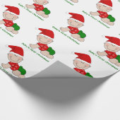 De eerste kerst van de Baby Baby in Crawling Cadeaupapier (Hoek)